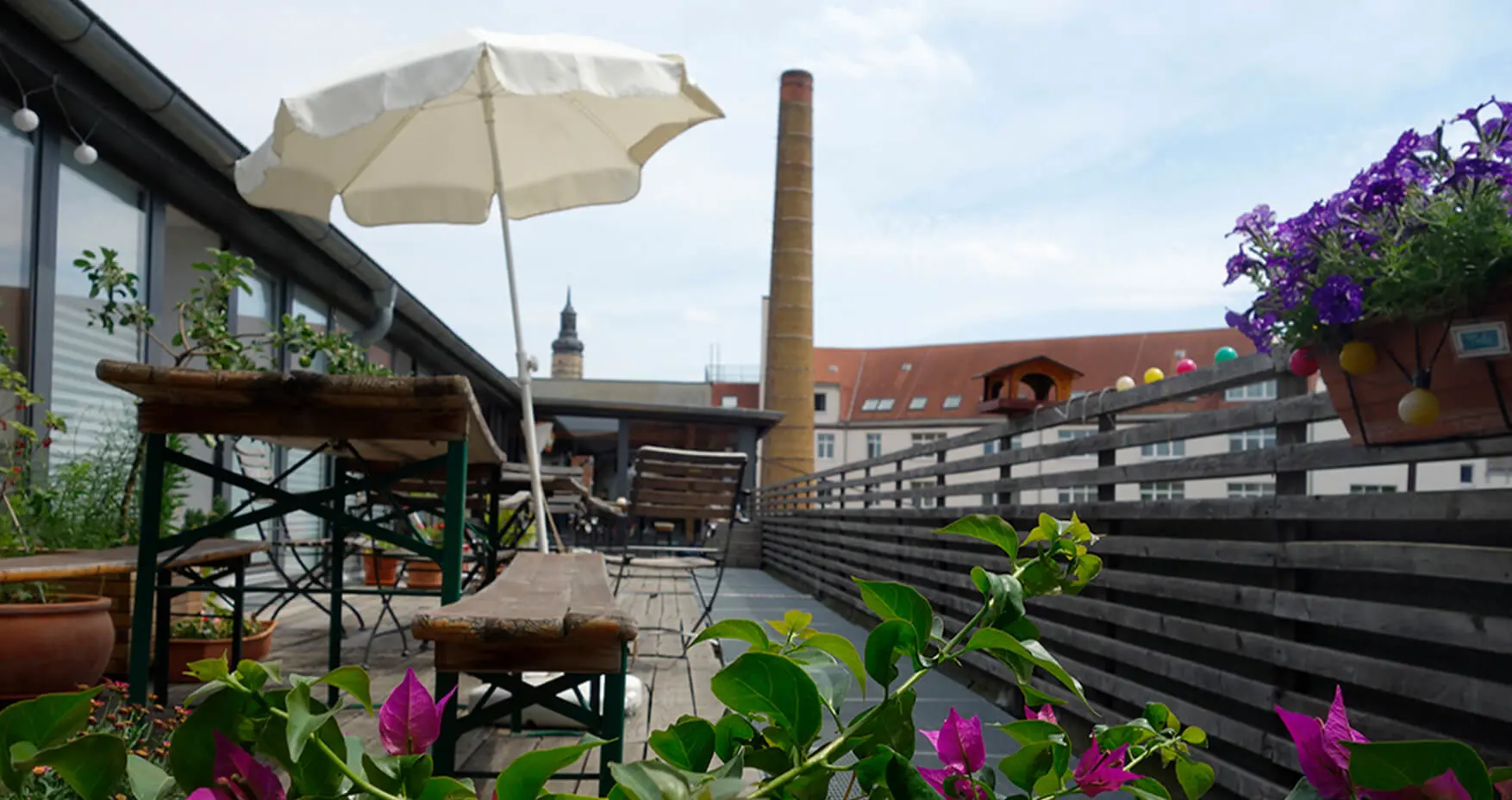 Raumstation Leipzig Dachterrasse