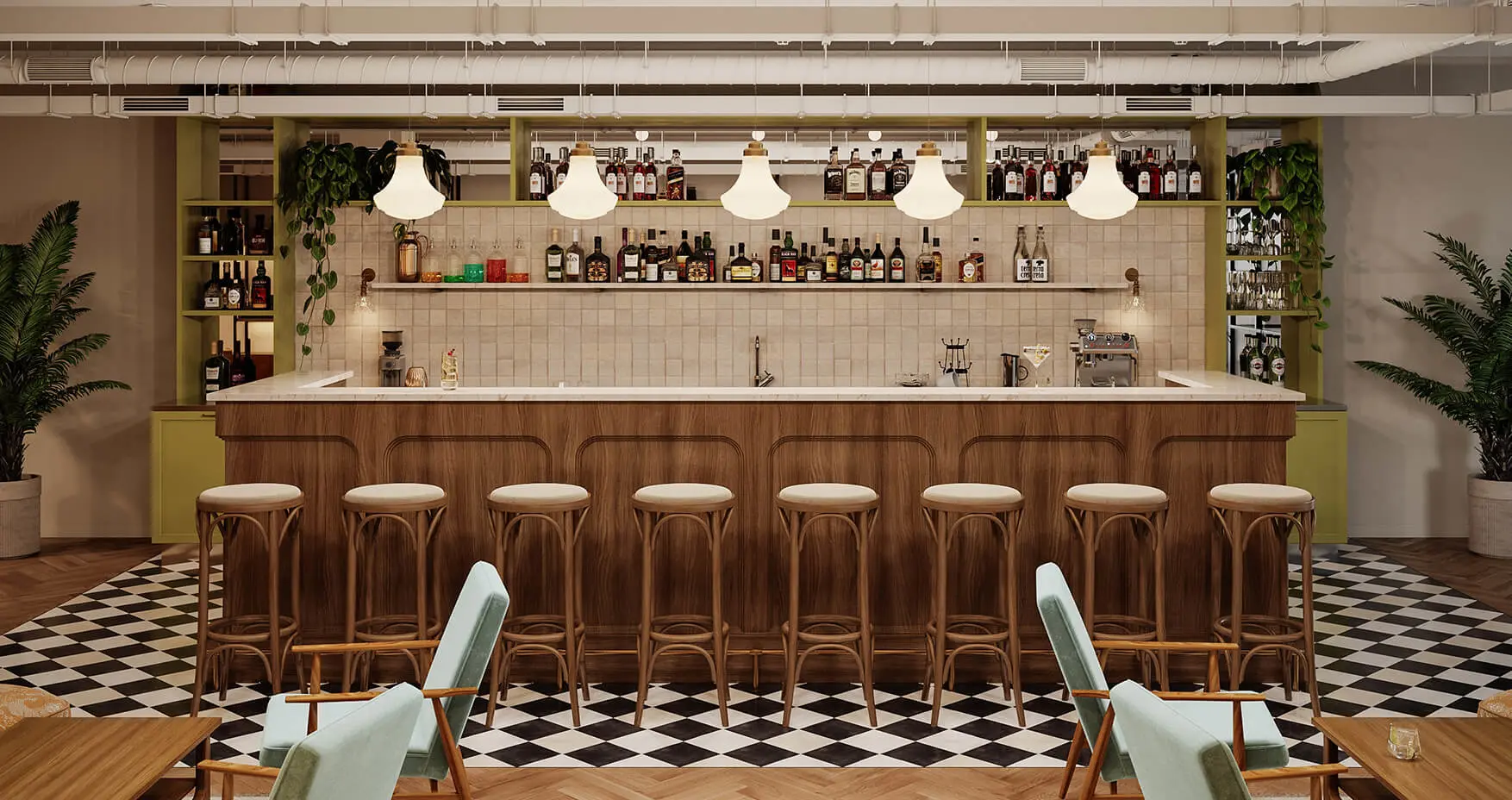 Mindspace Berlin Gendarmenmarkt offene Küche