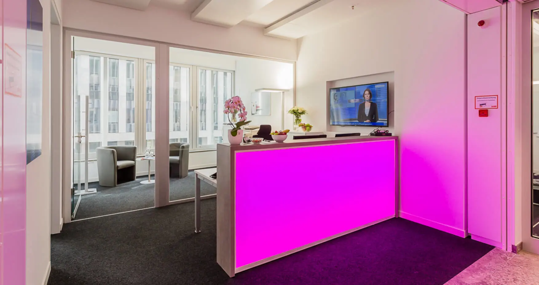 ABC Workspaces Berlin Hauptbahnhof Empfang