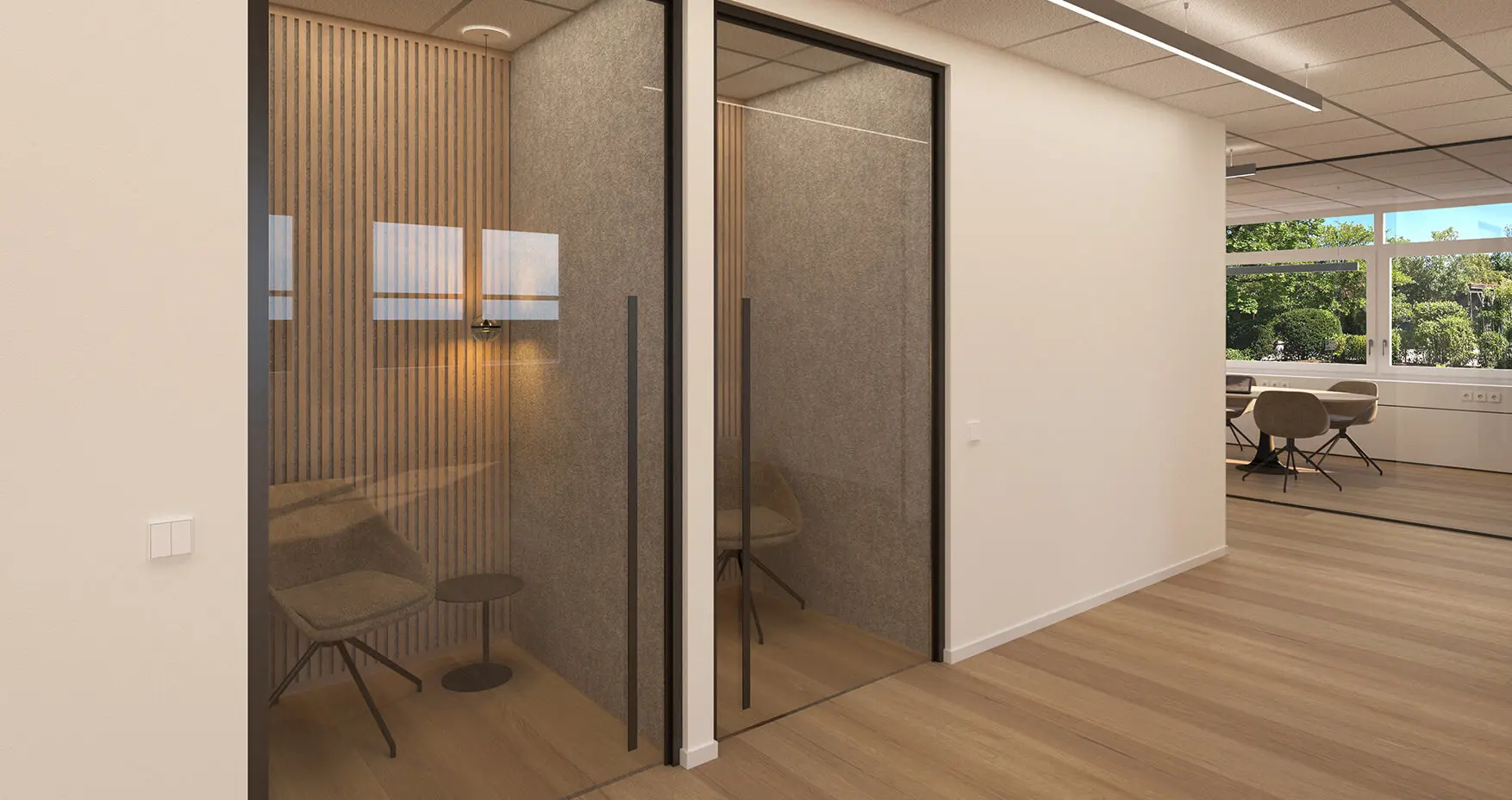 Circle Labs Offices Telefonzellen