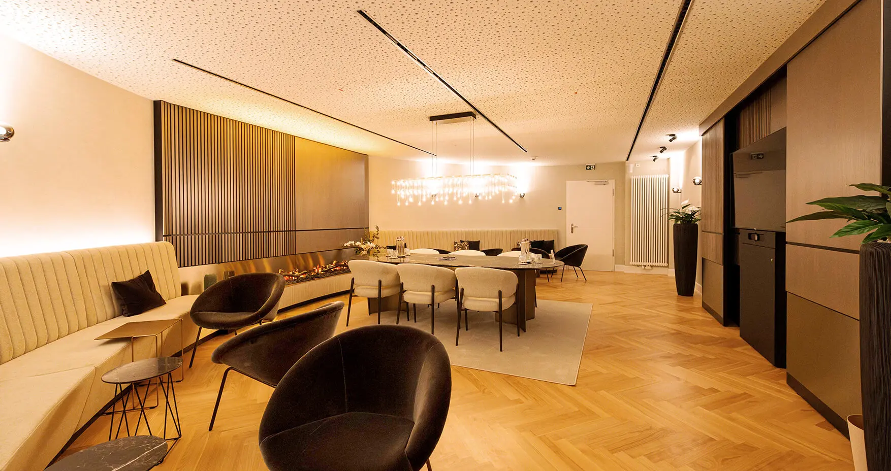 Satellite Office Frankfurt Villa Sander Kaminzimmer