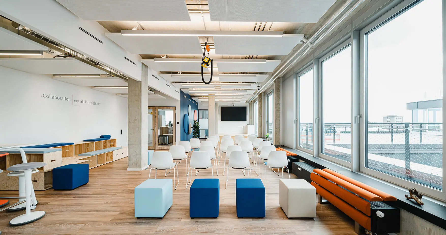 1000 Satellites München SOHO Eventbereich