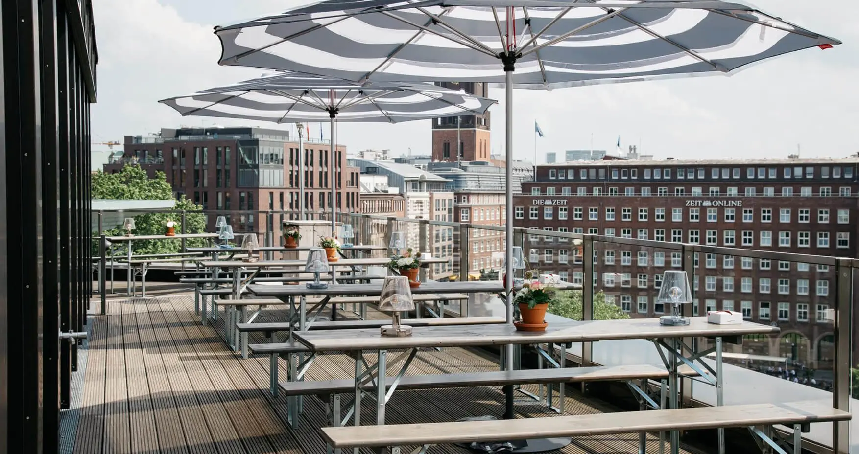 Design Offices Domplatz Hamburg Dachterrasse