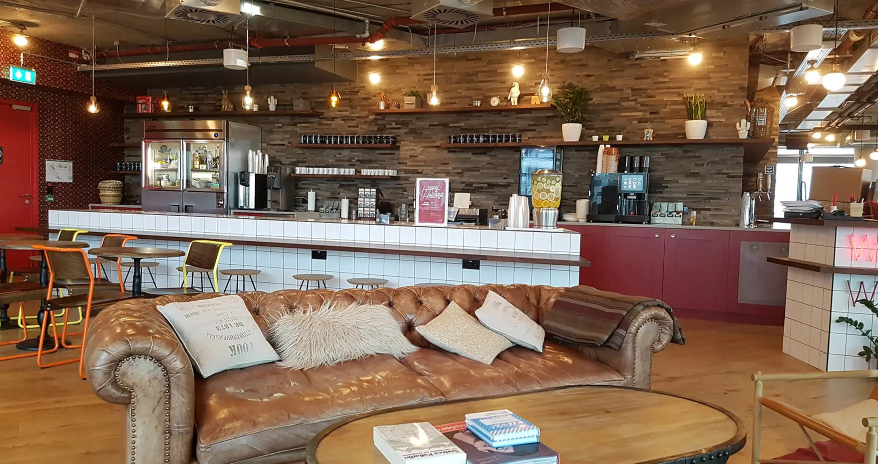 WeWork Berlin Sony Center offene Küche