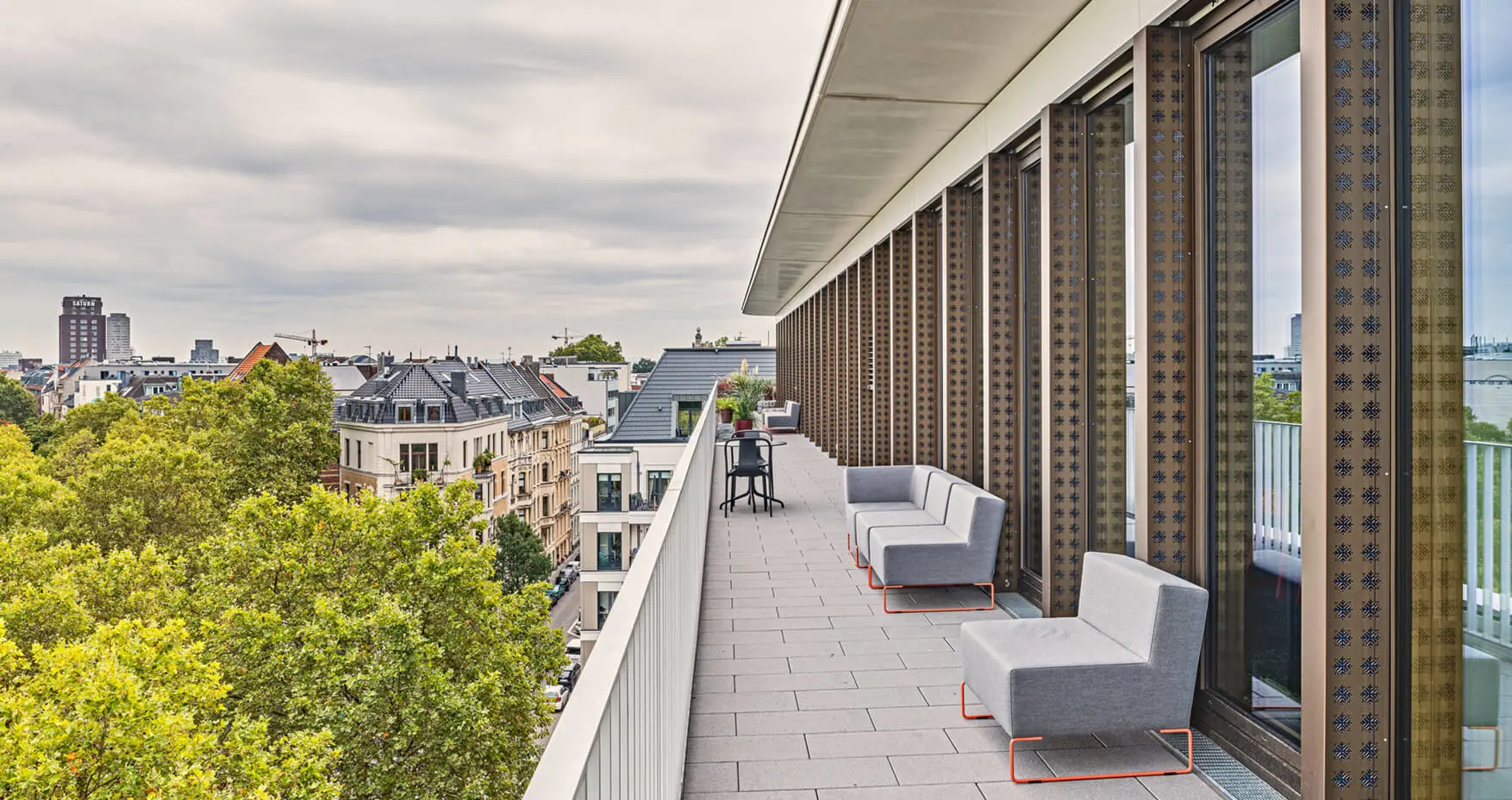 Design Offices Köln Mediapark Dachterrasse