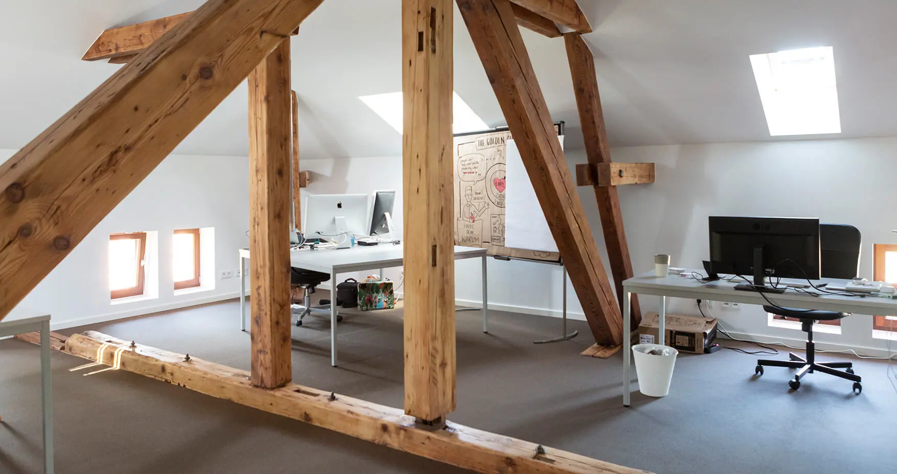 Leitwandel Coworking Wiesbaden Arbeitsplätze