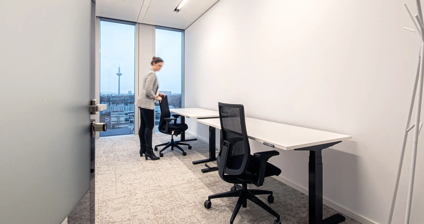 SleevesUp Frankfurt Senckenbergturm kleines Büro