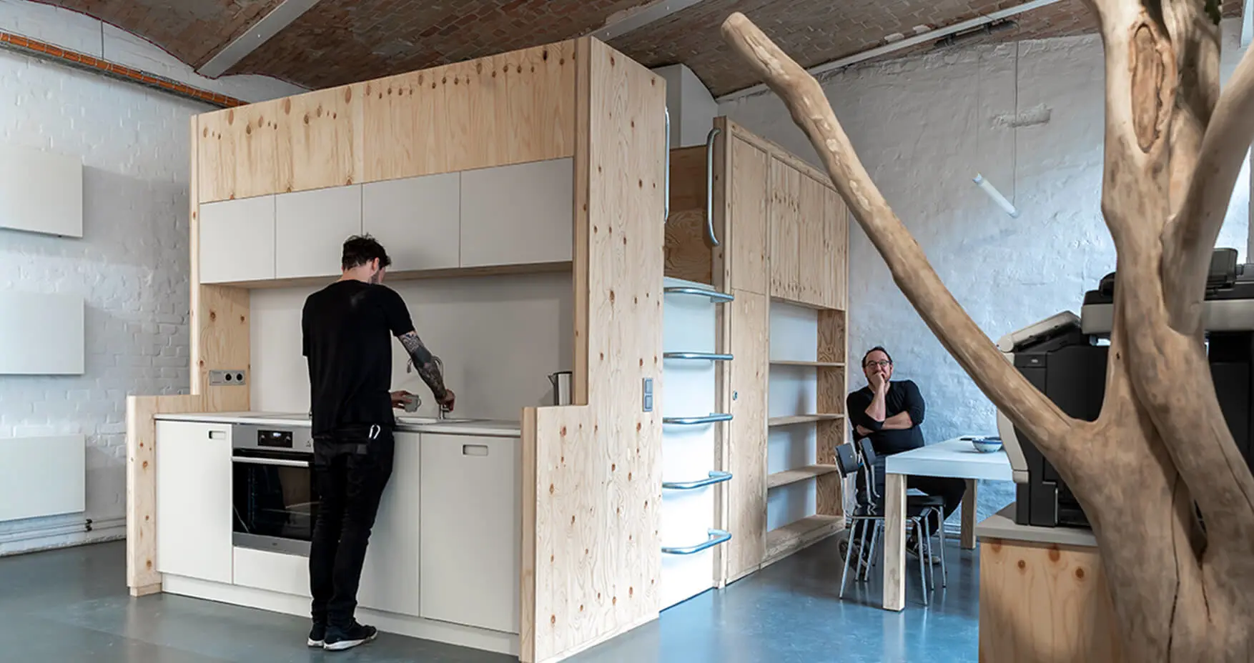 raumstation Coworking Berlin offene Küche