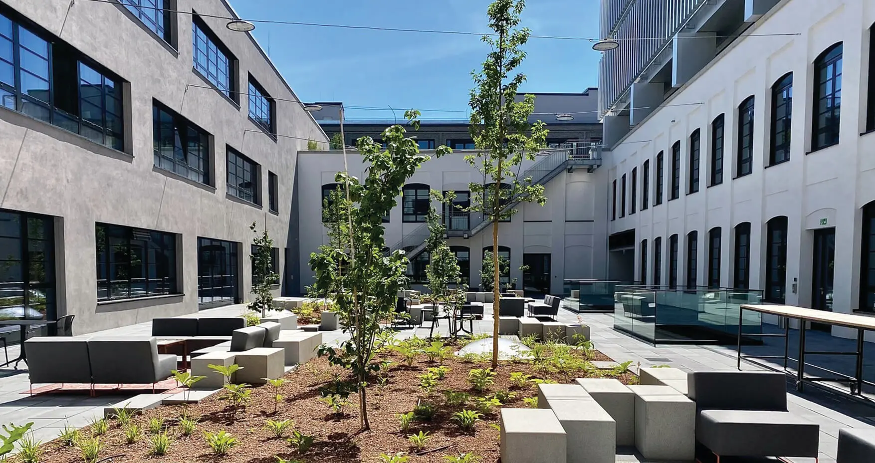 Design Offices München Macherei Innenhof