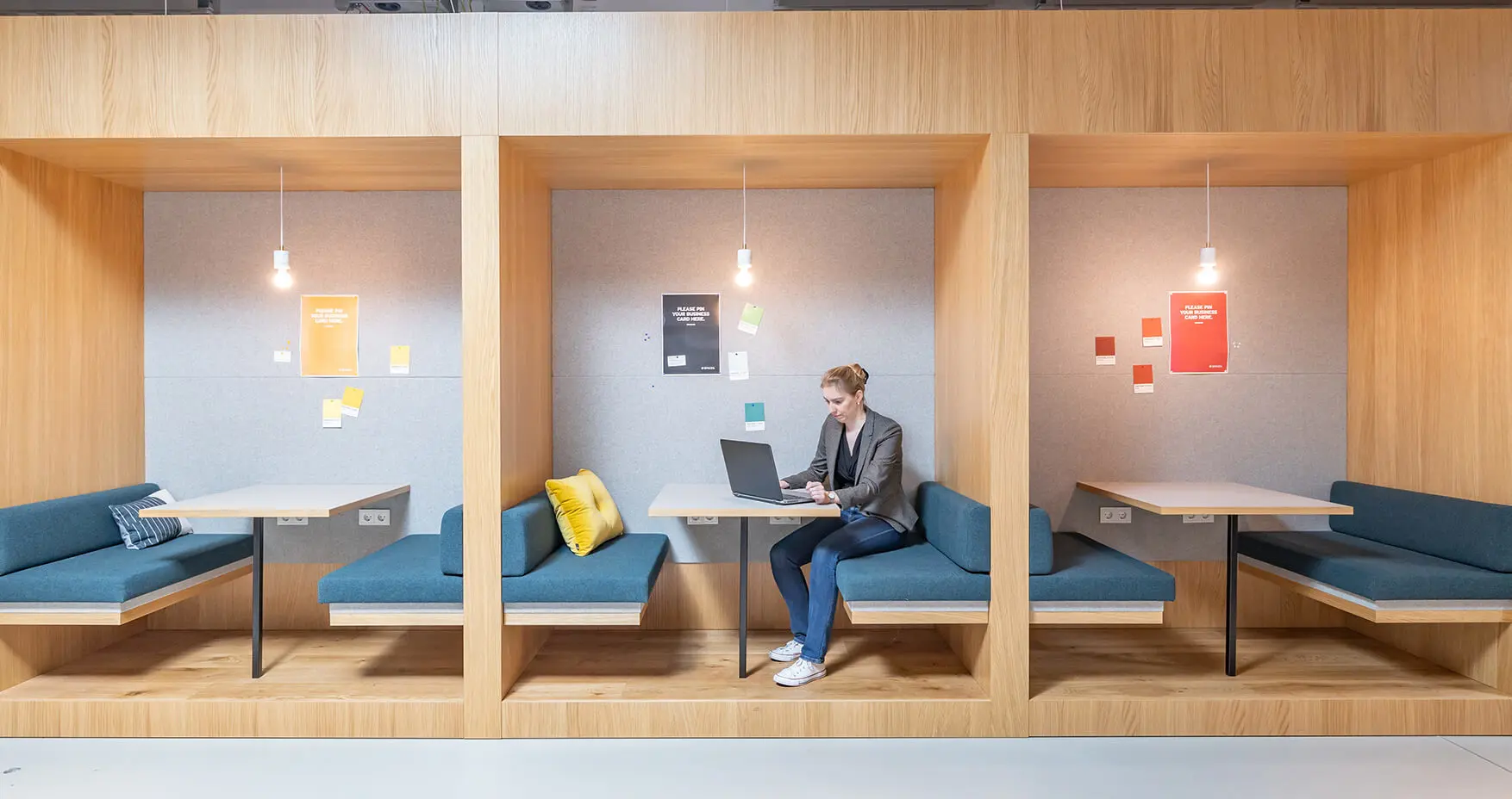 Spaces München Werksviertel Sitzecken