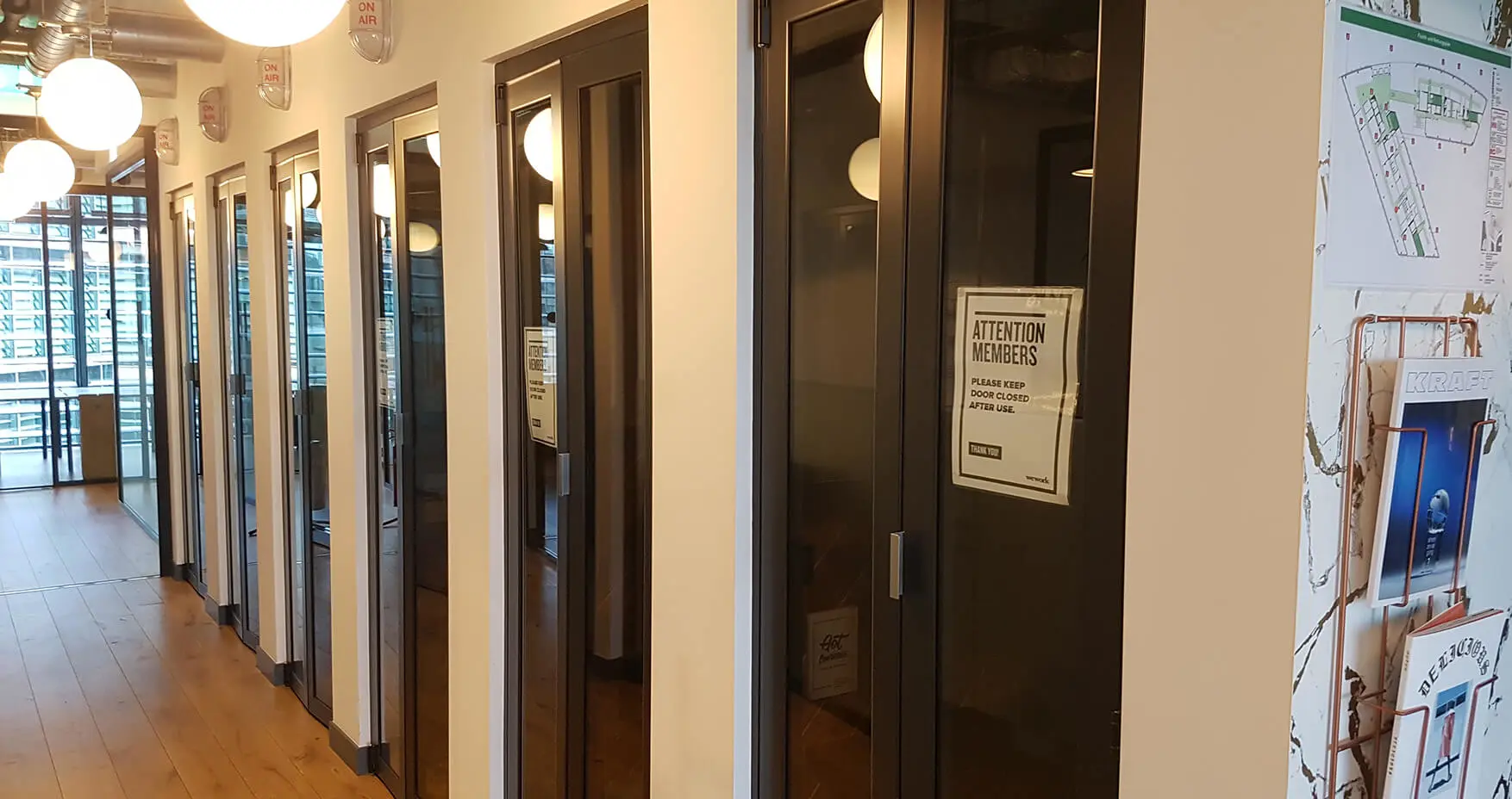 WeWork Berlin Sony Center Telefonboxen