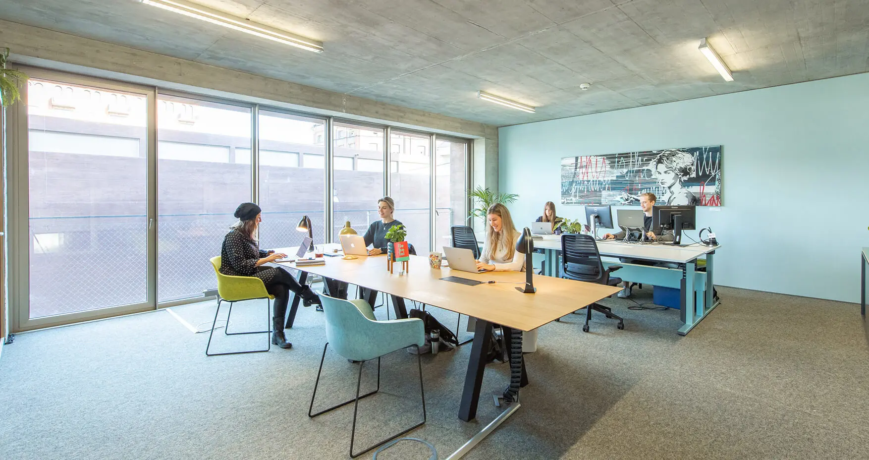 Dock3 Coworking Mannheim Flex Desks Open Space