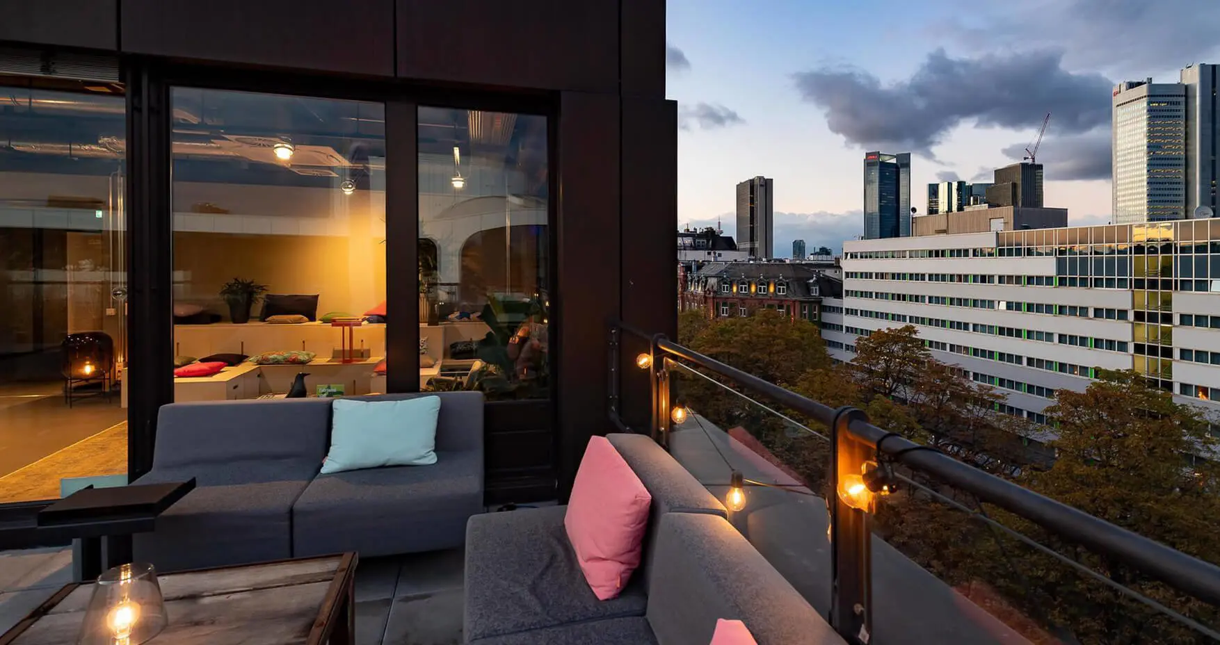 Design Offices Frankfurt Wiesenhüttenplatz Dachterrasse